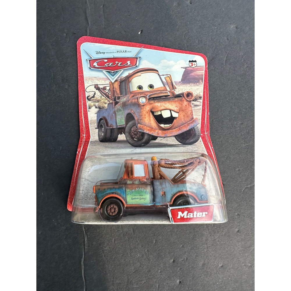 Disney Pixar Cars Mater Die-Cast Tow Truck Mattel H6408‎ 2005 Desert Card New